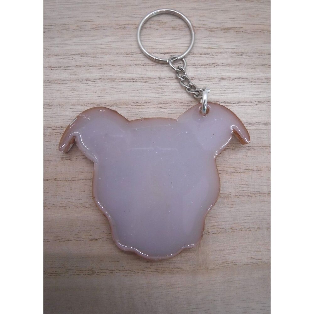 Keychain Pitbull Sugar Skull - Picture 2 of 2